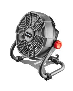 Battery and mains powered fan